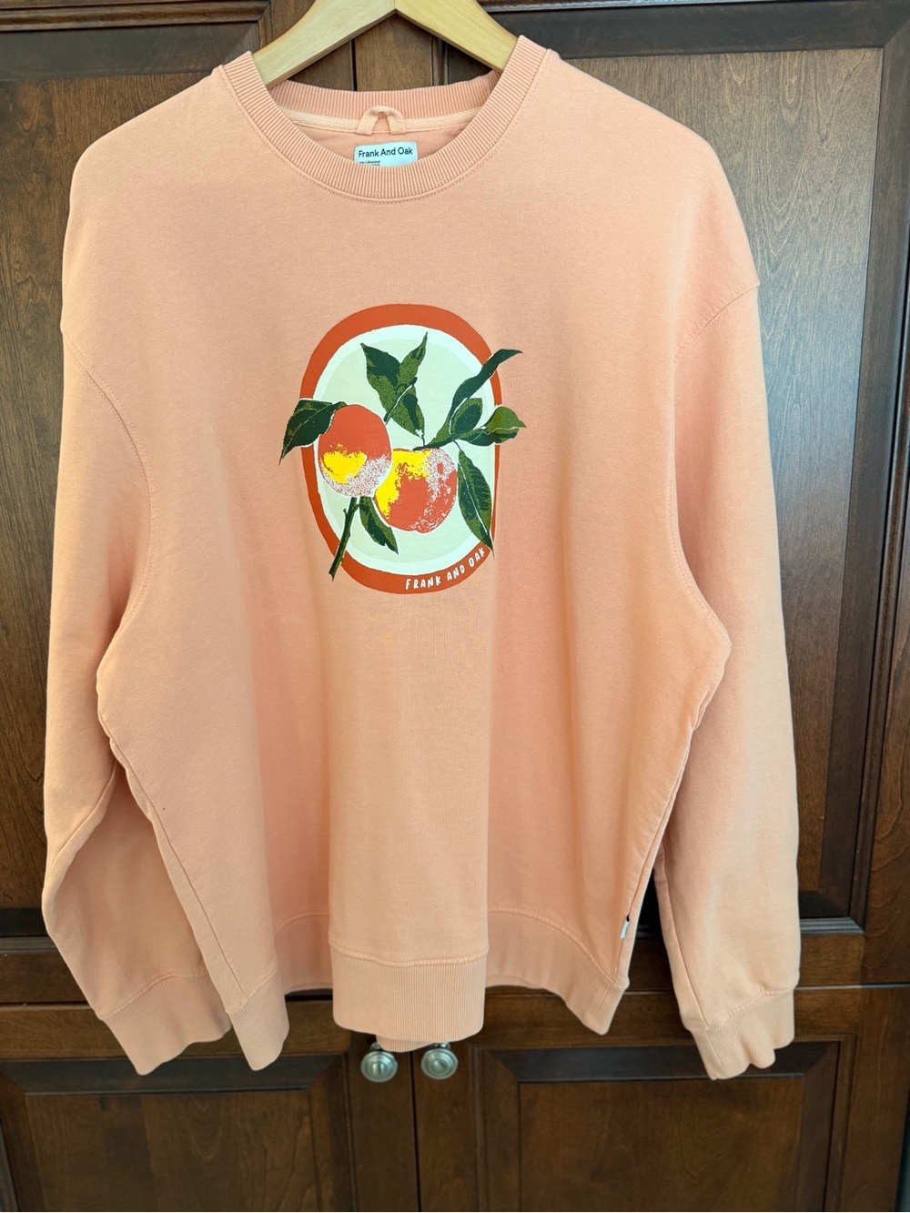 Frank And Oak Peach 100% organic cotton